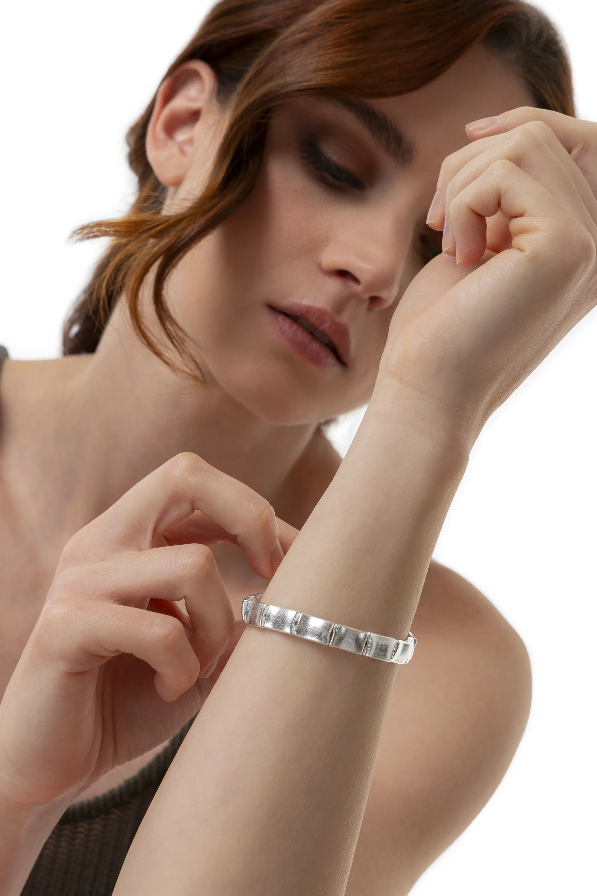 BRACCIALE ELASTICO RETTANGOLI ONDULATI - Image 3