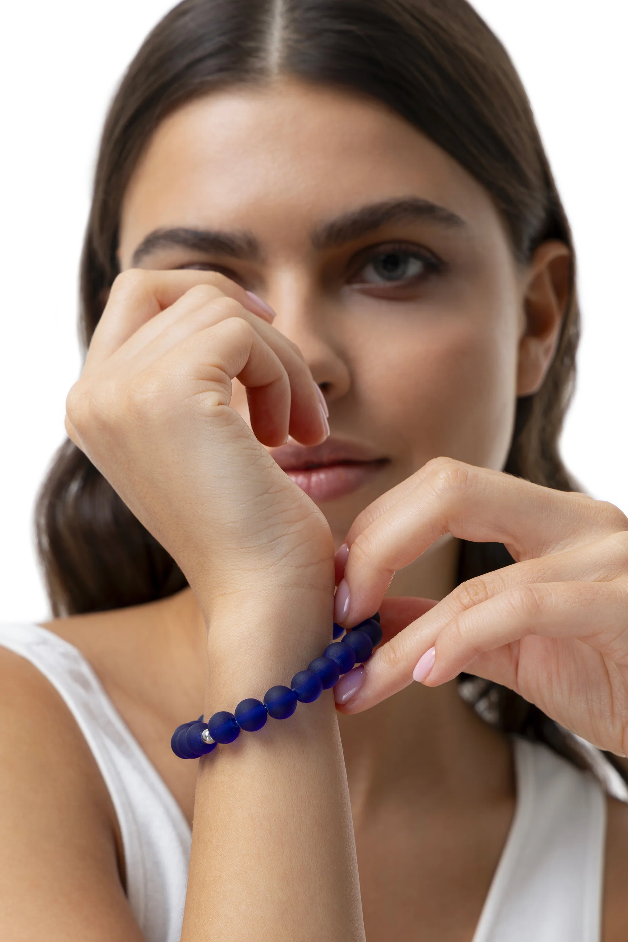 BRACCIALE ELASTICO SFERE VETRO - Image 2