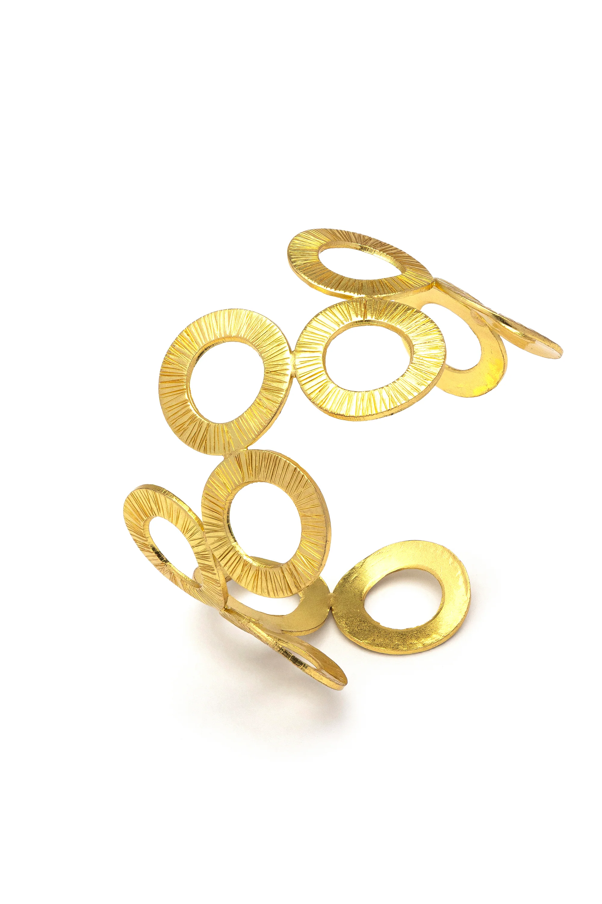 BRACCIALE FASCIA CERCHI RIGATI - Image 4