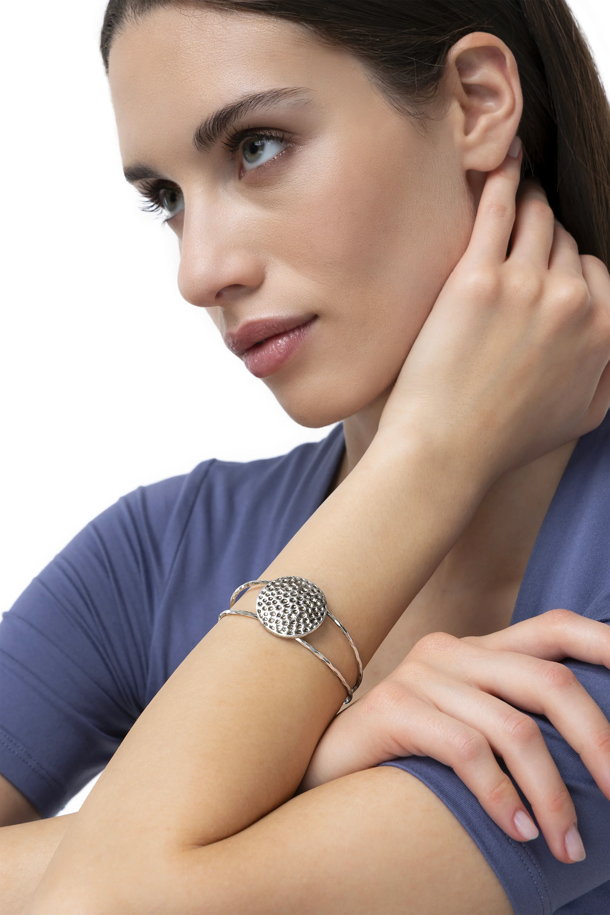BRACCIALE FASCIA TONDO PUNTINATO - Image 3