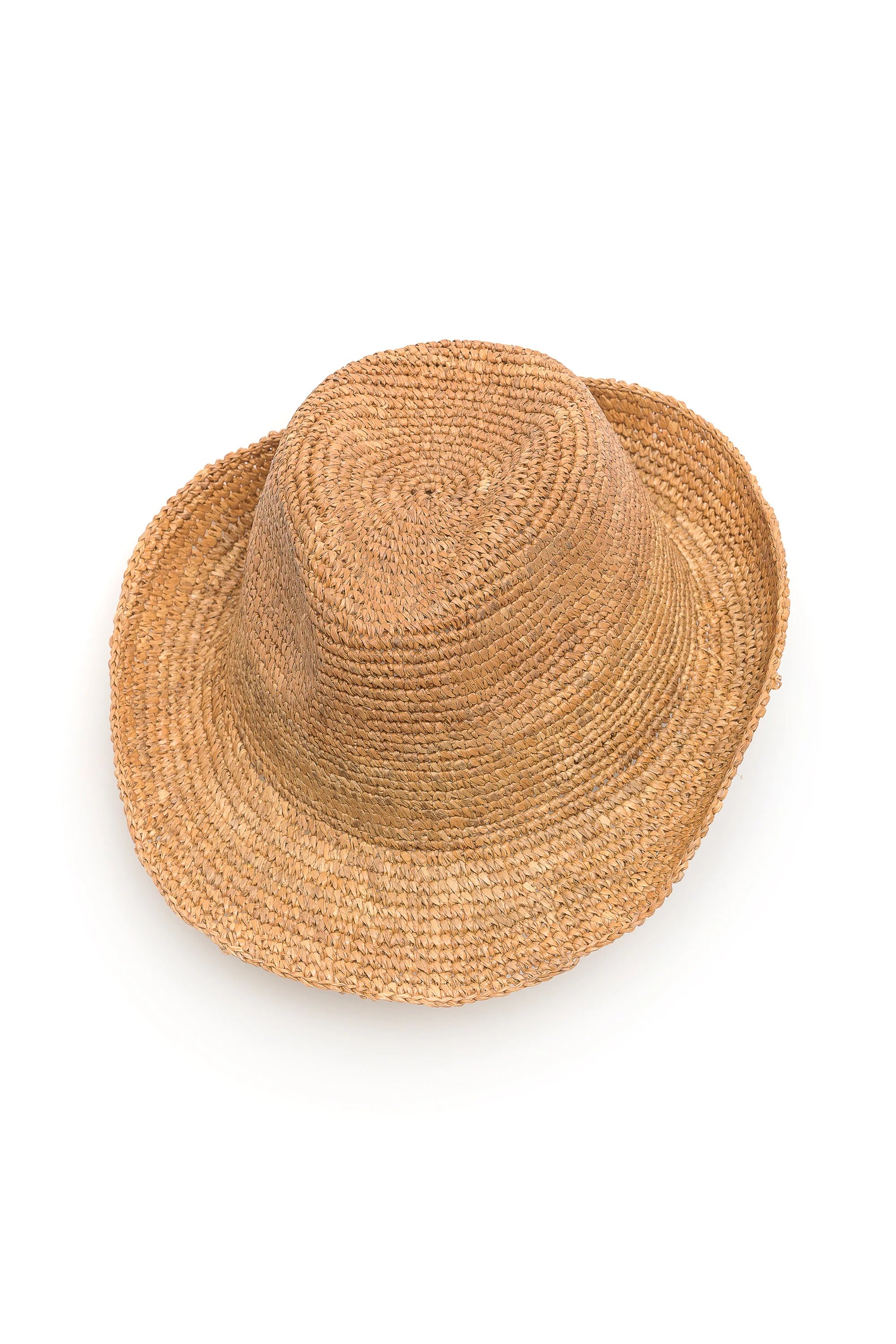CAPPELLO RAFIA COWBOY CROCHET