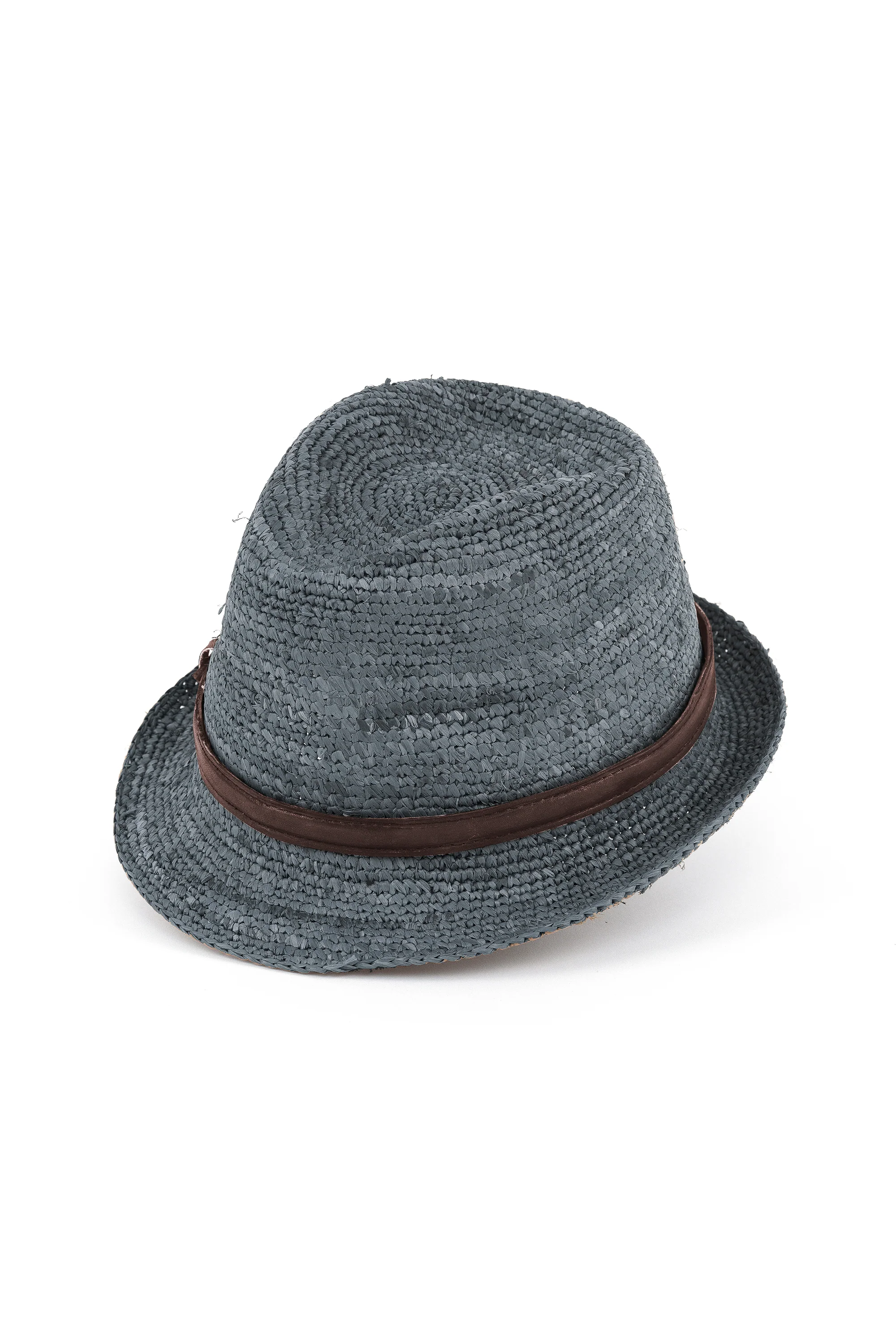 CAPPELLO RAFIA COWBOY CROCHET & PELLE - Image 7