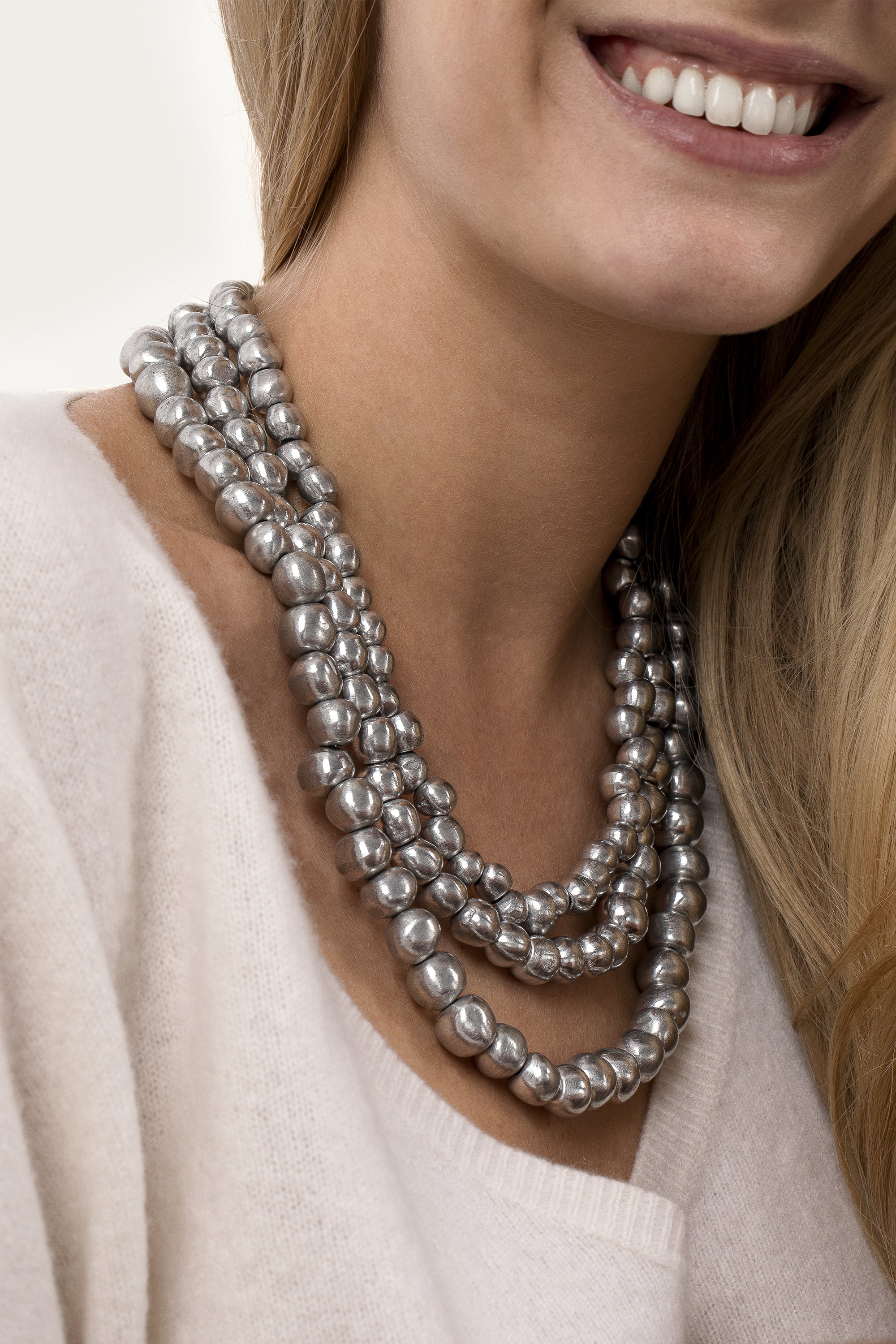 COLLANA 3 FILI SFERE - Image 2