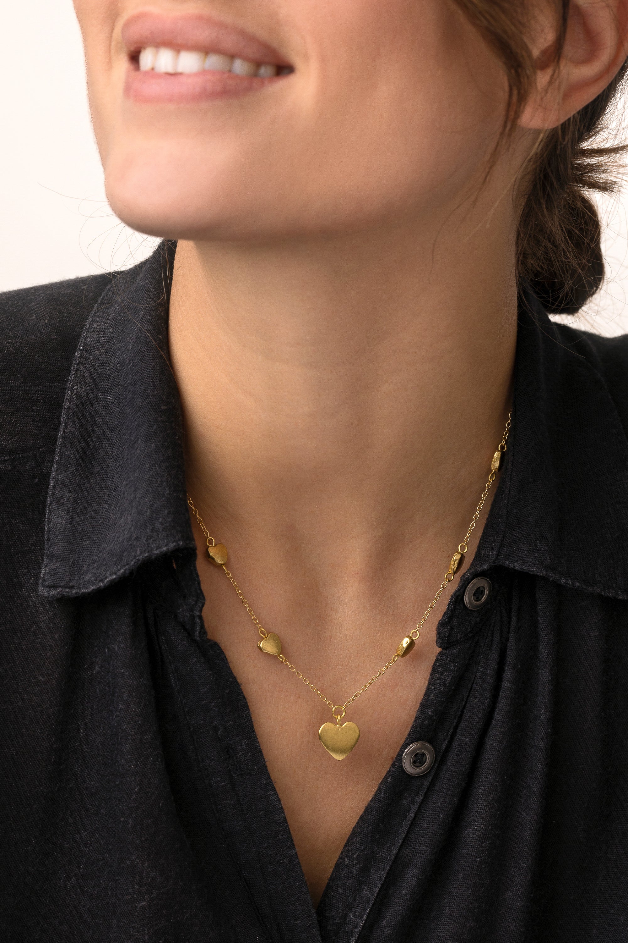 COLLANA CATENA CUORI - Image 2