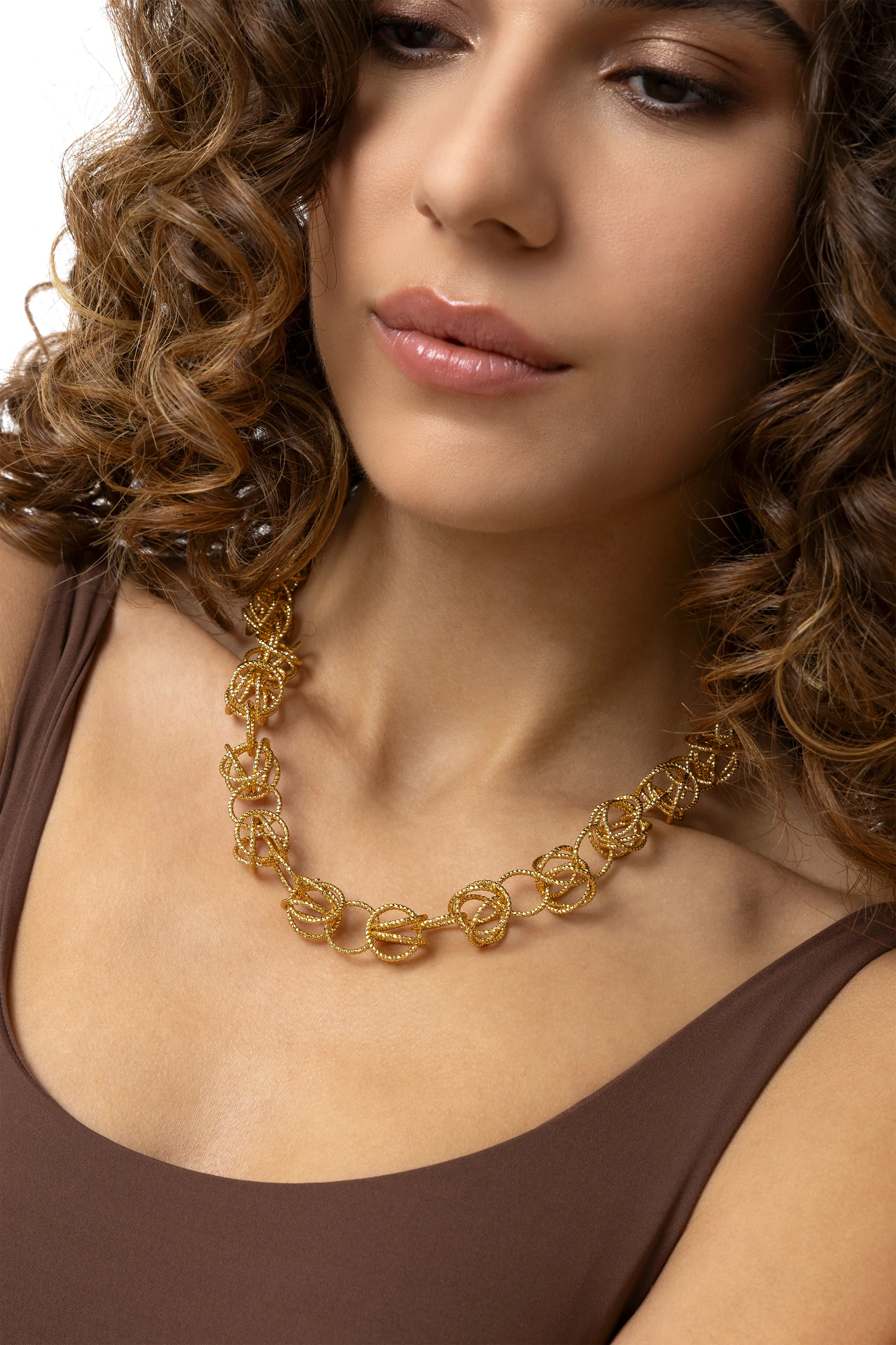 COLLANA CERCHI INTRECCIATI - Image 3