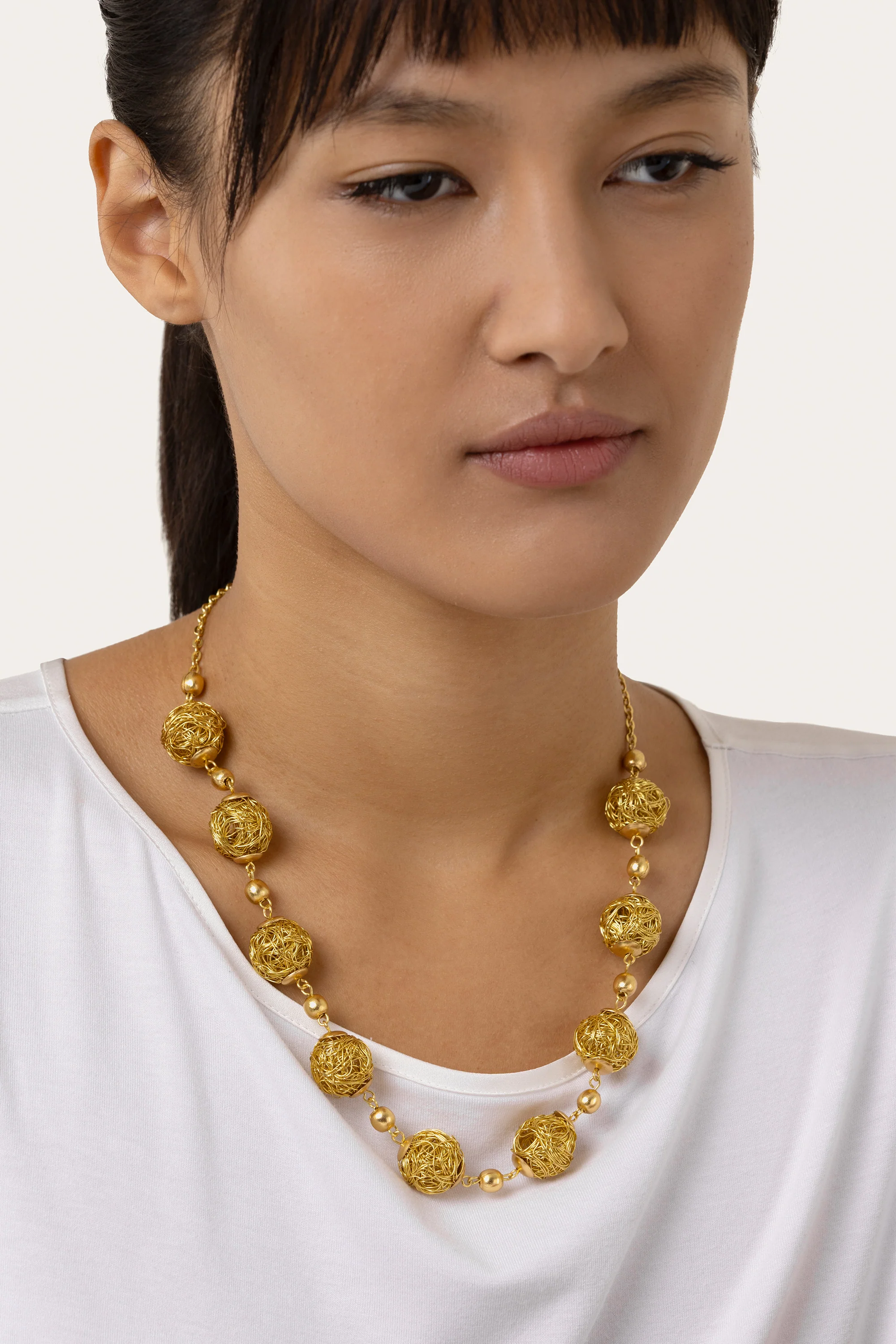 COLLANA CORTA 9 SFERE - Image 2