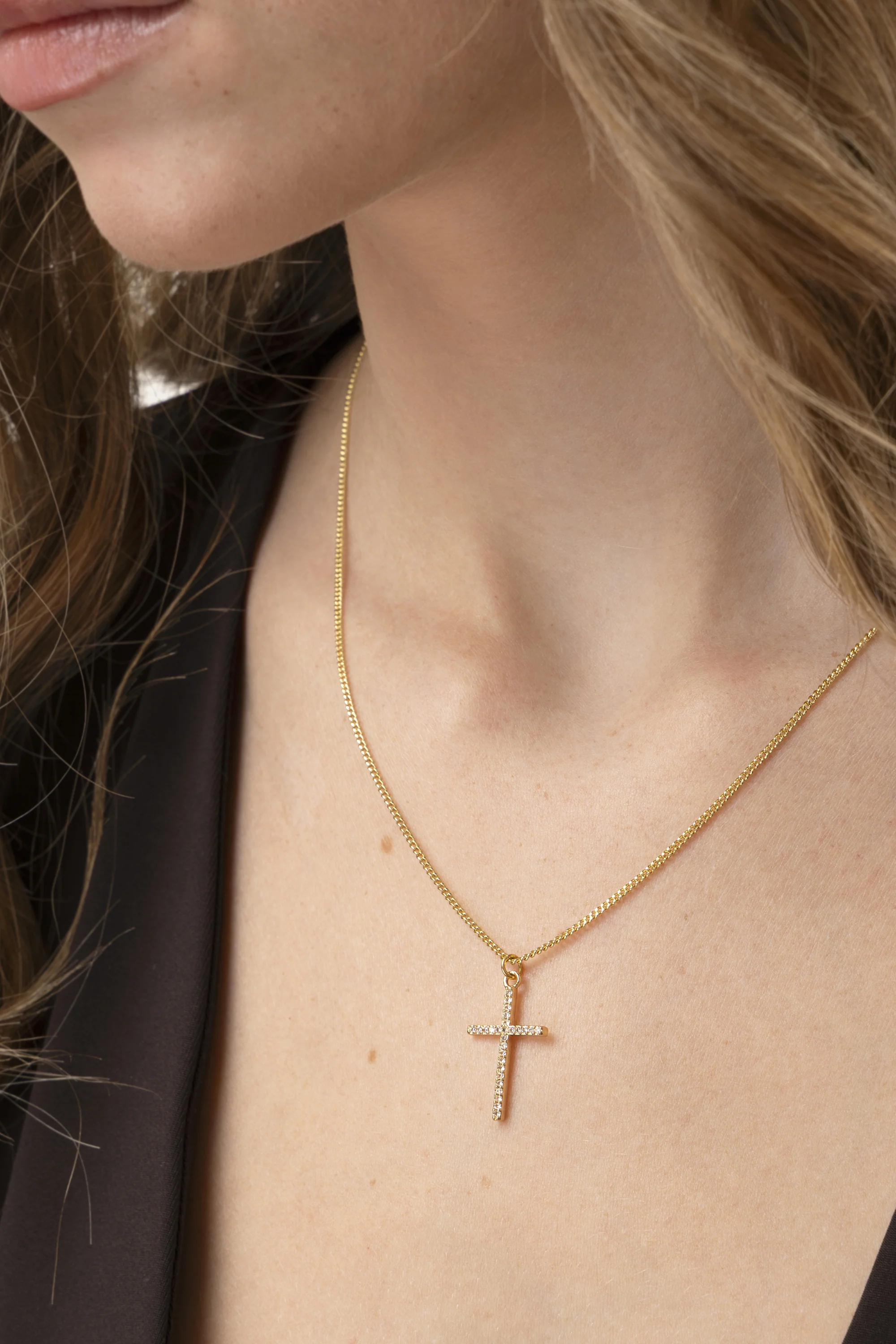 COLLANA CROCE PAVÉ - Image 3