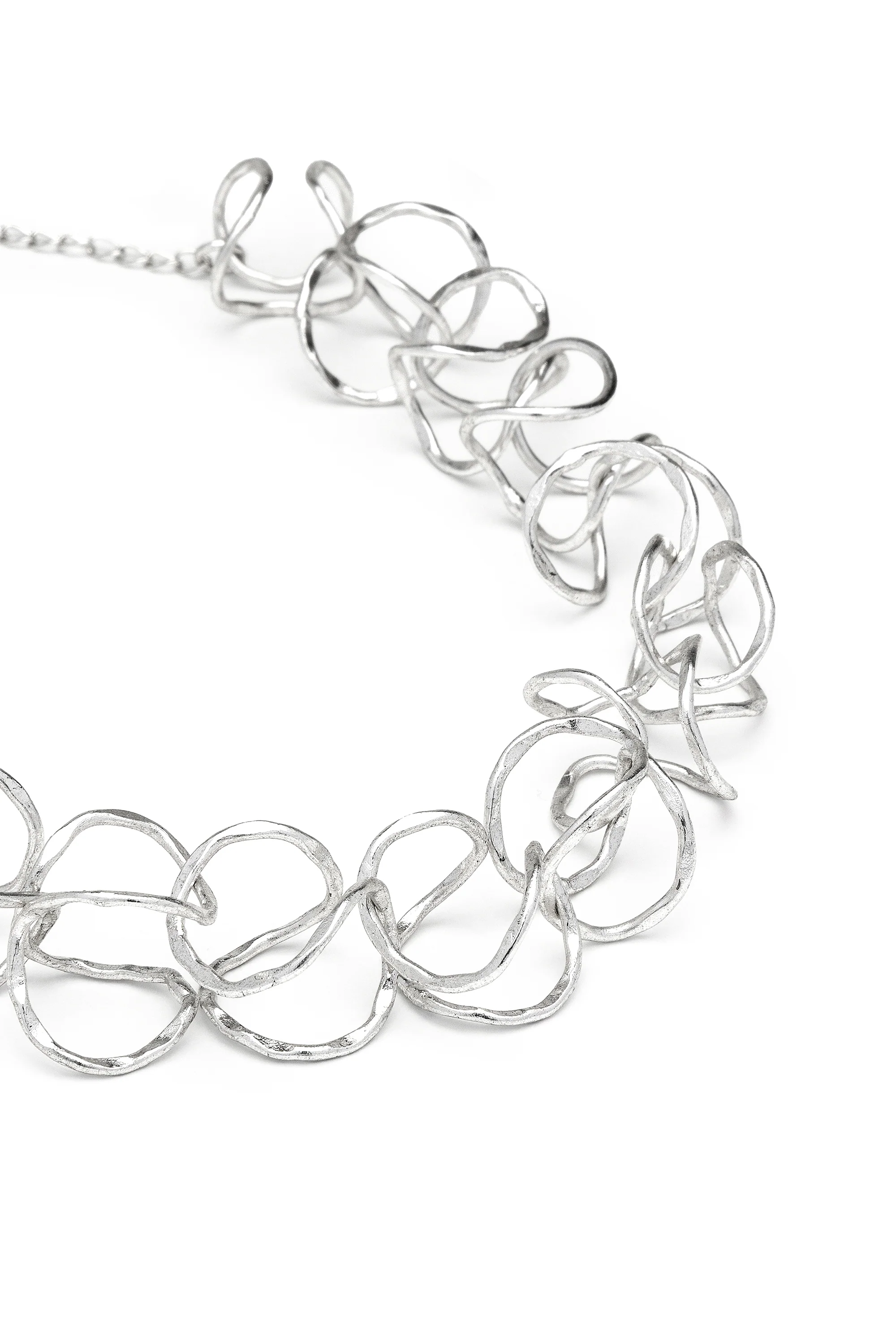 COLLANA CURVE SILVER - Image 4