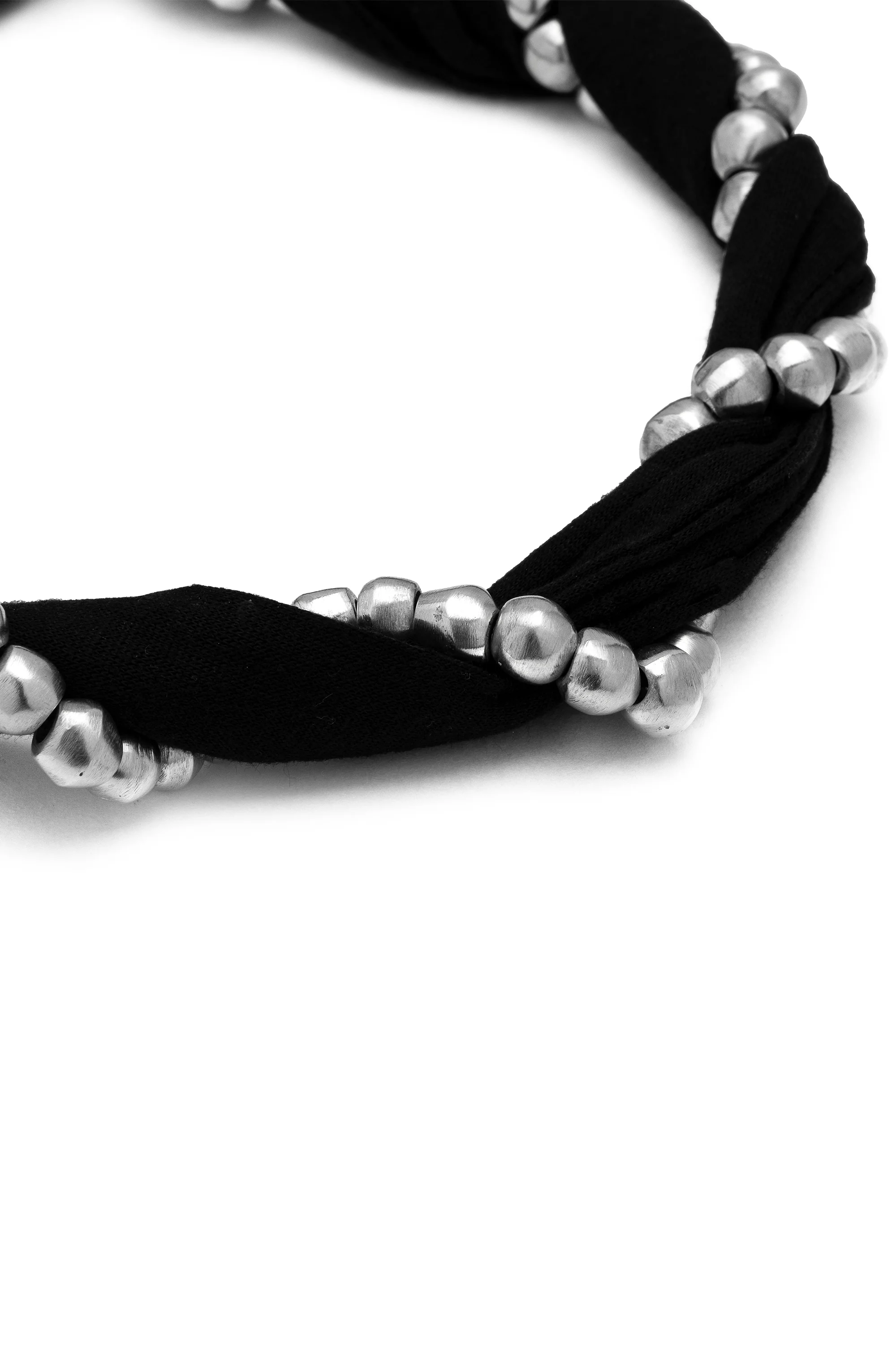 COLLANA JERSEY SFERE INTRECCIATE - Image 4
