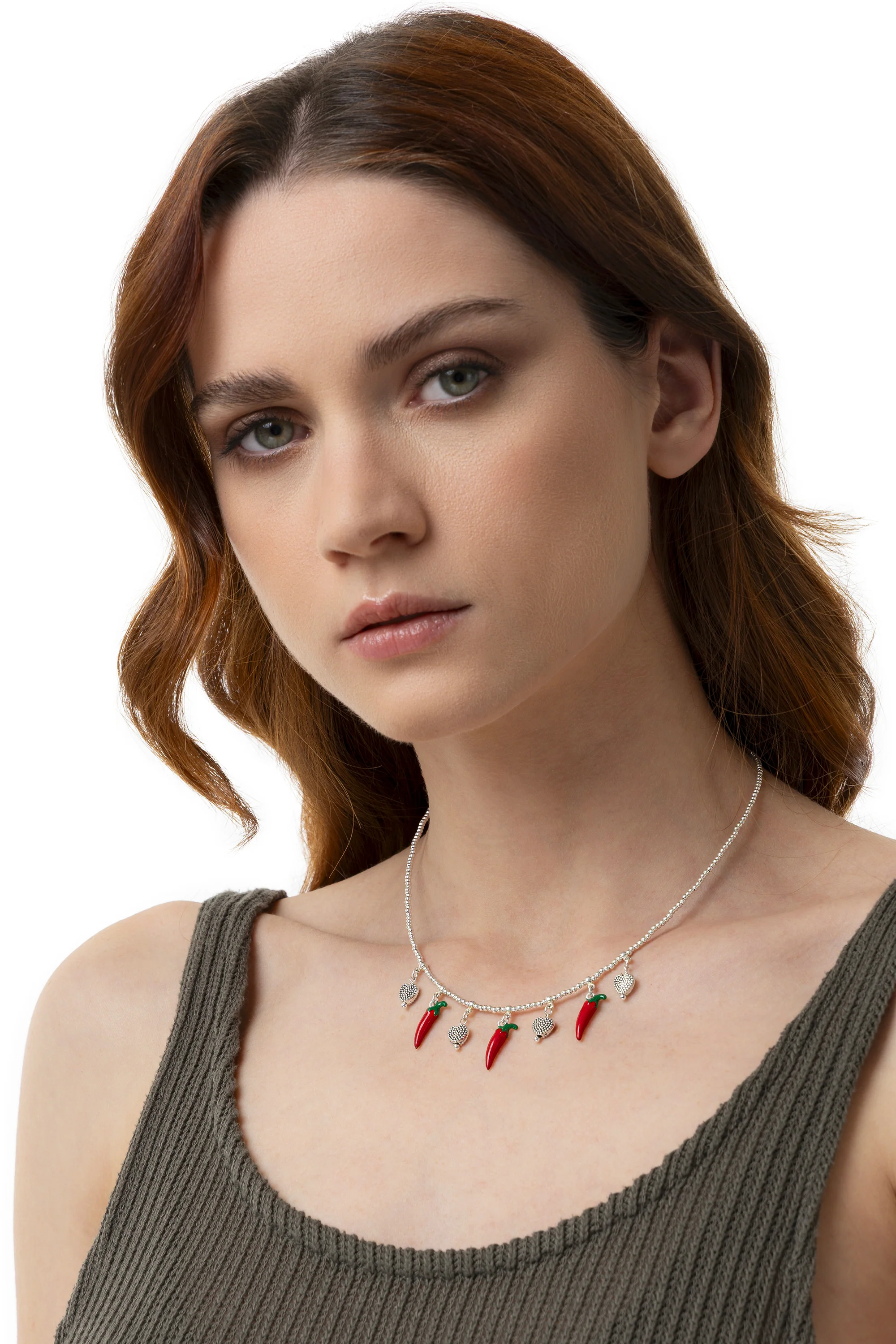 COLLANA PEPERONCINI E CUORI - Image 3