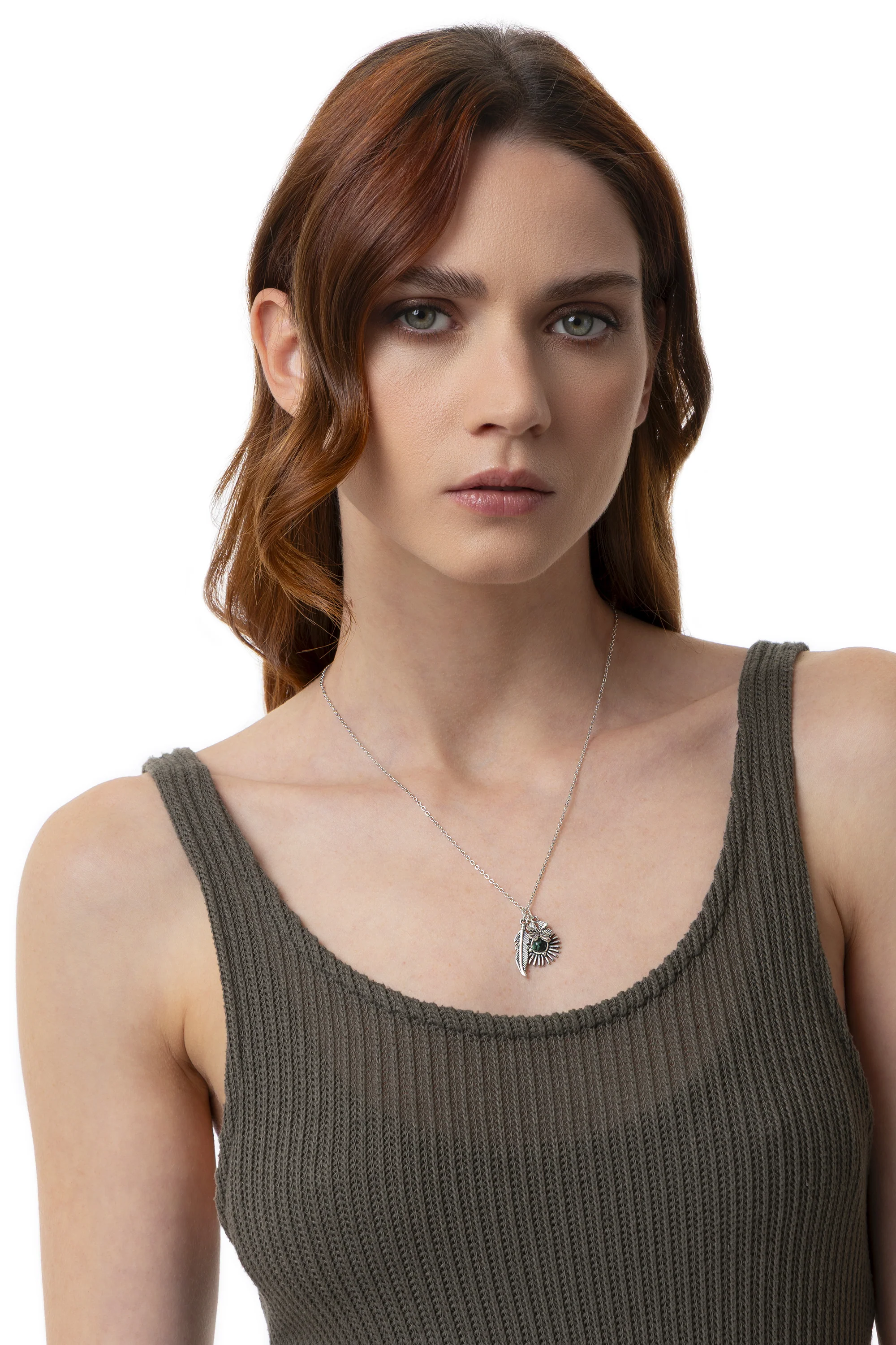 COLLANA QUADRIFOGLIO PIUMA - Image 3