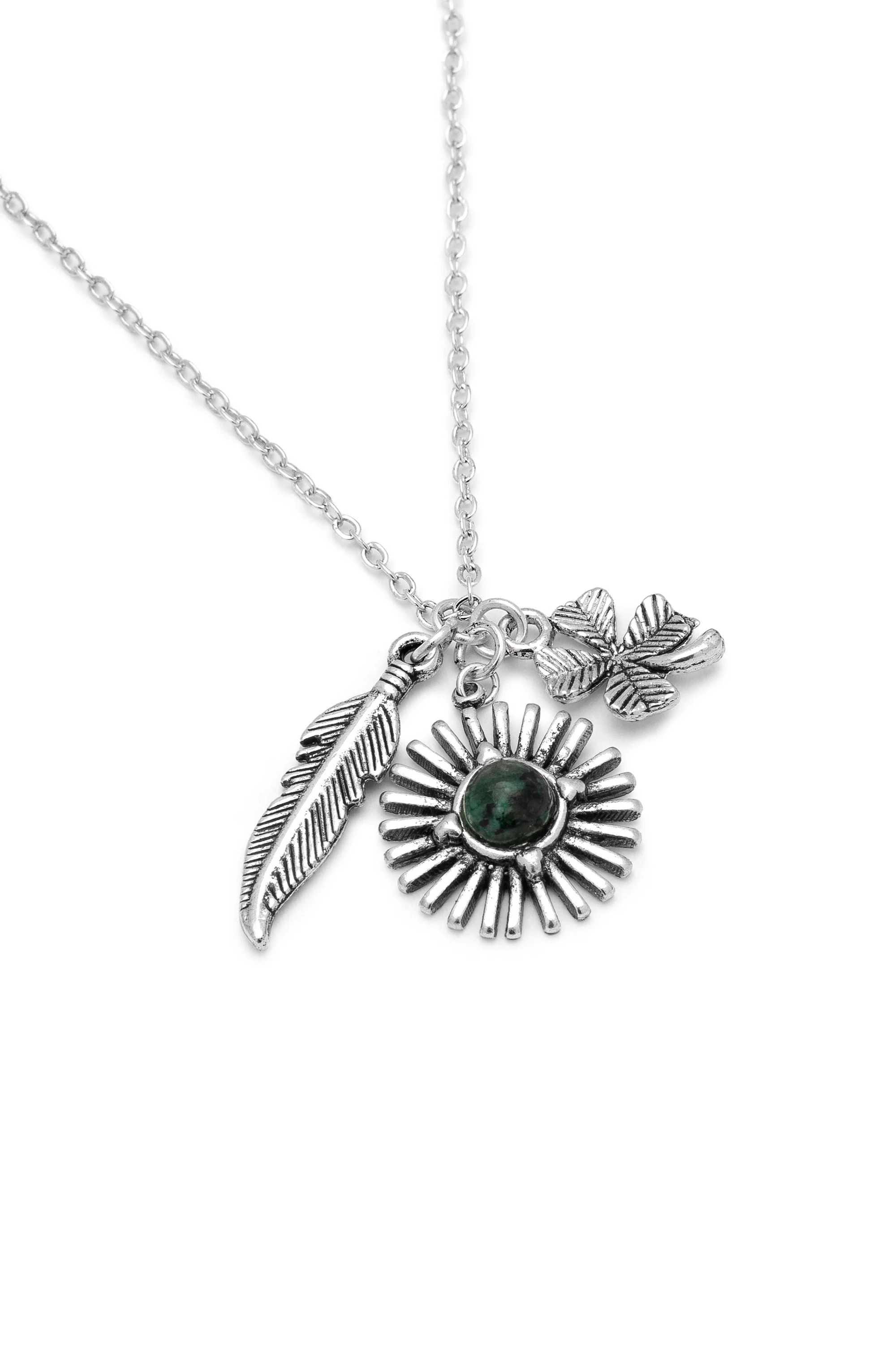 COLLANA QUADRIFOGLIO PIUMA - Image 4