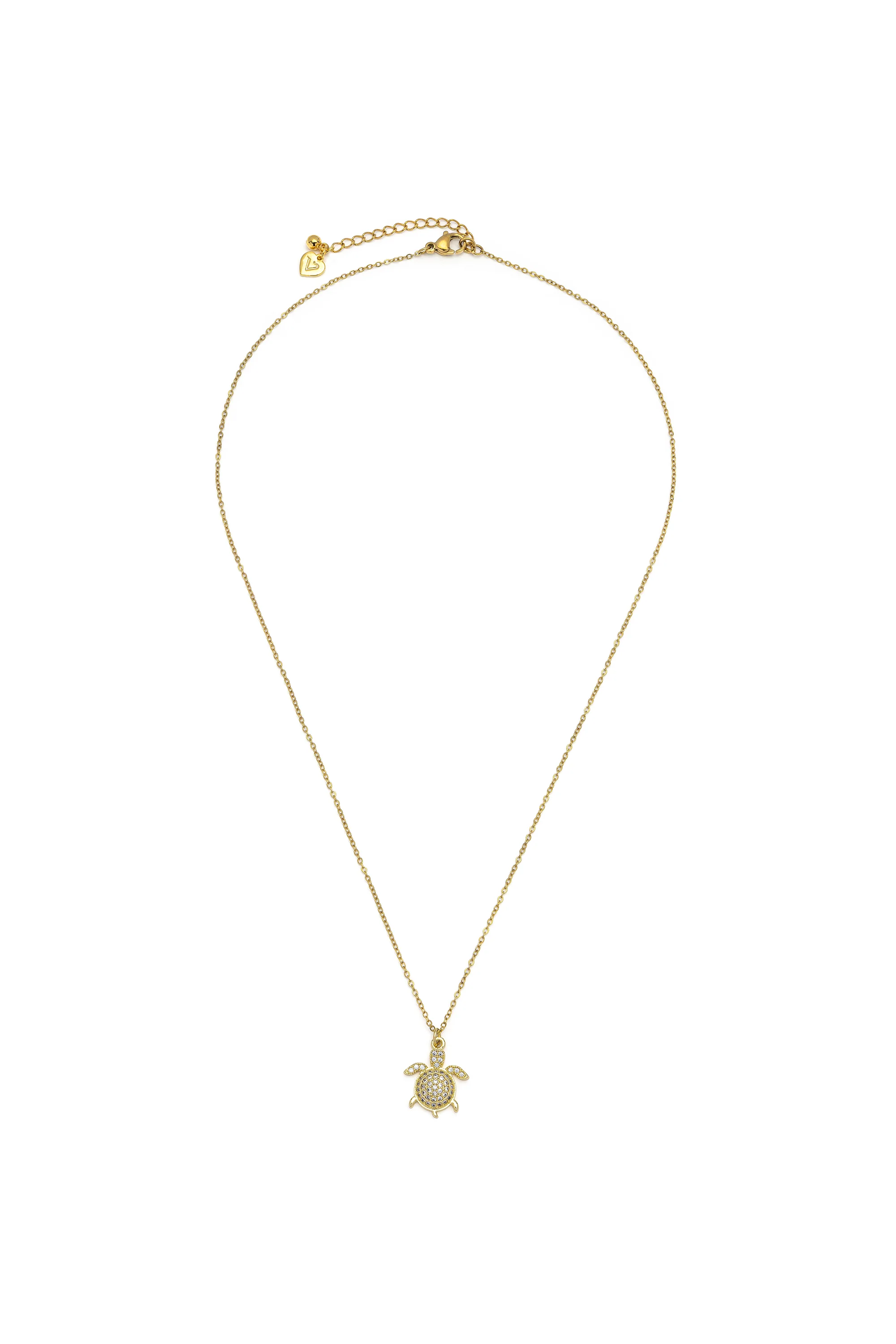 COLLANA TARTARUGA PAVÉ