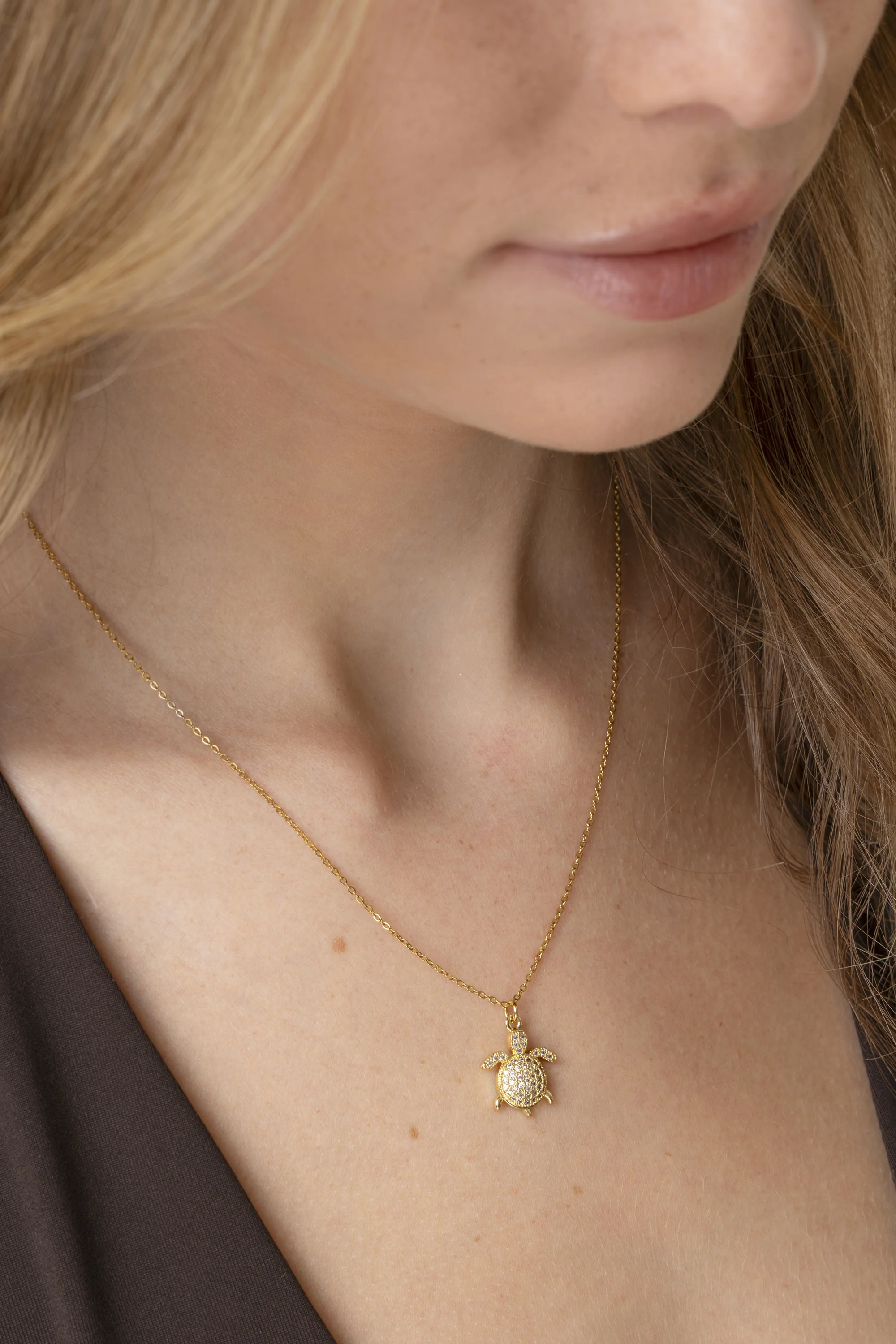 COLLANA TARTARUGA PAVÉ - Image 3