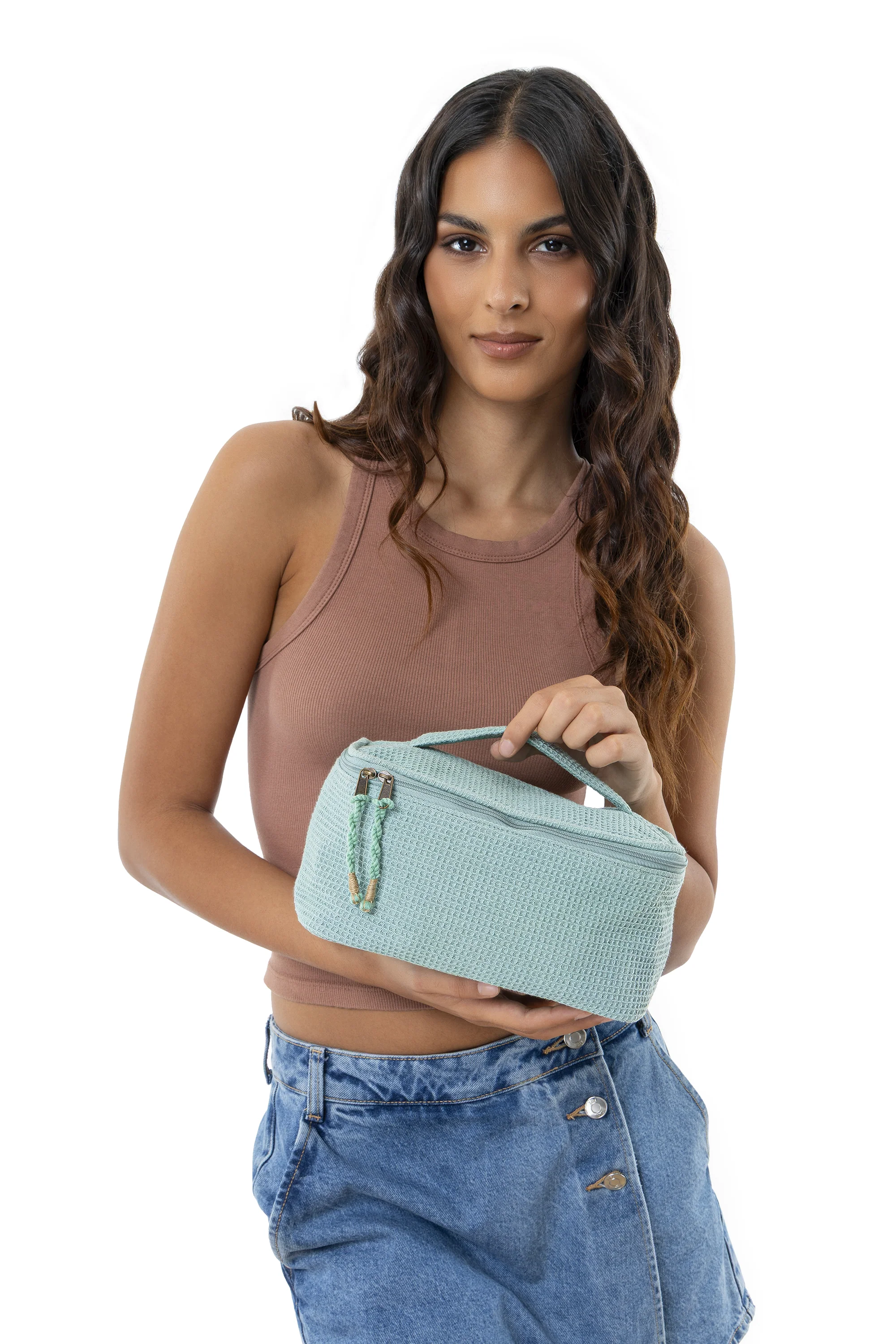 NECESSAIRE CON MANICO MENTA - Image 2
