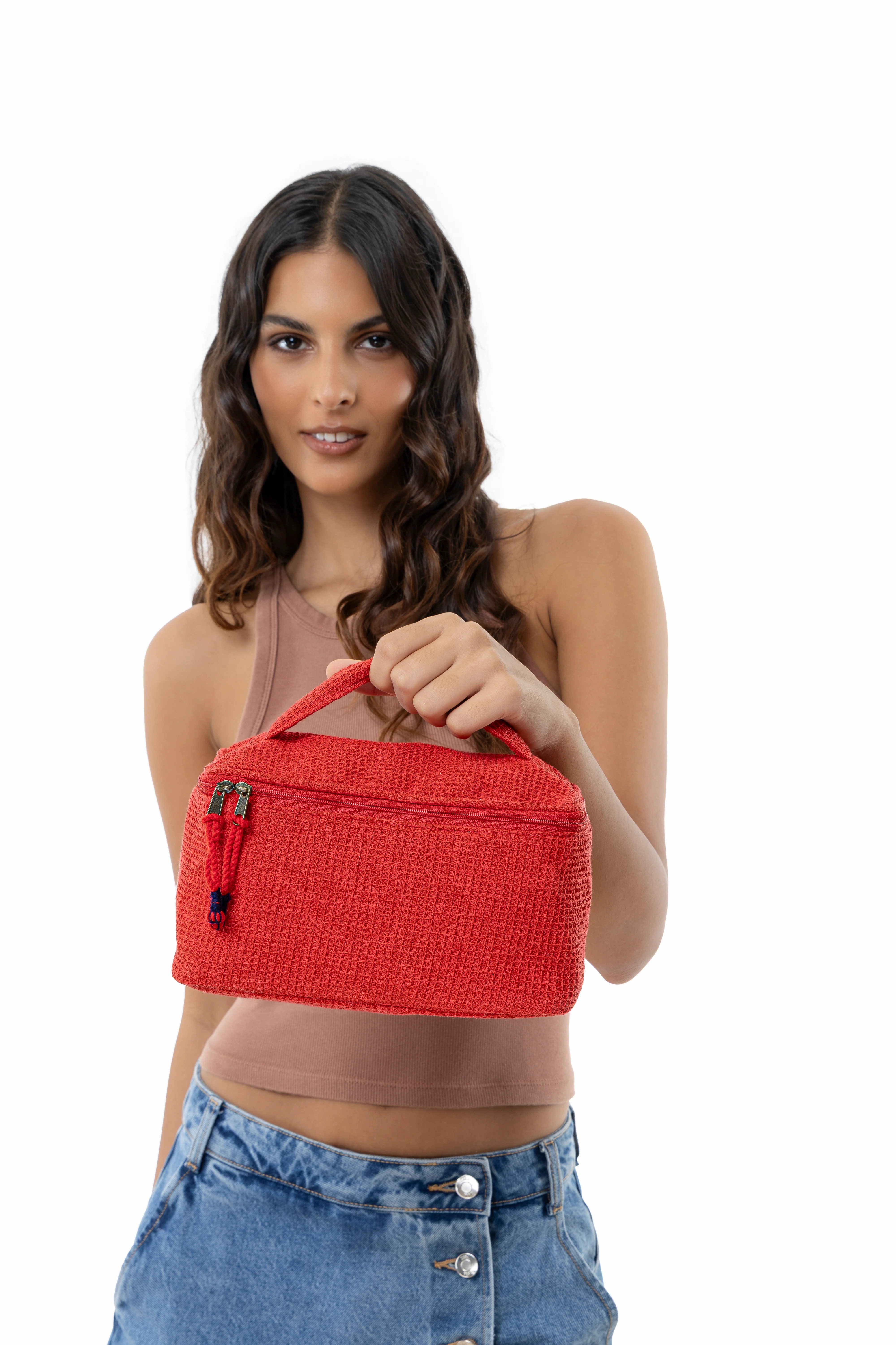 NECESSAIRE CON MANICO ROSSO - Image 3