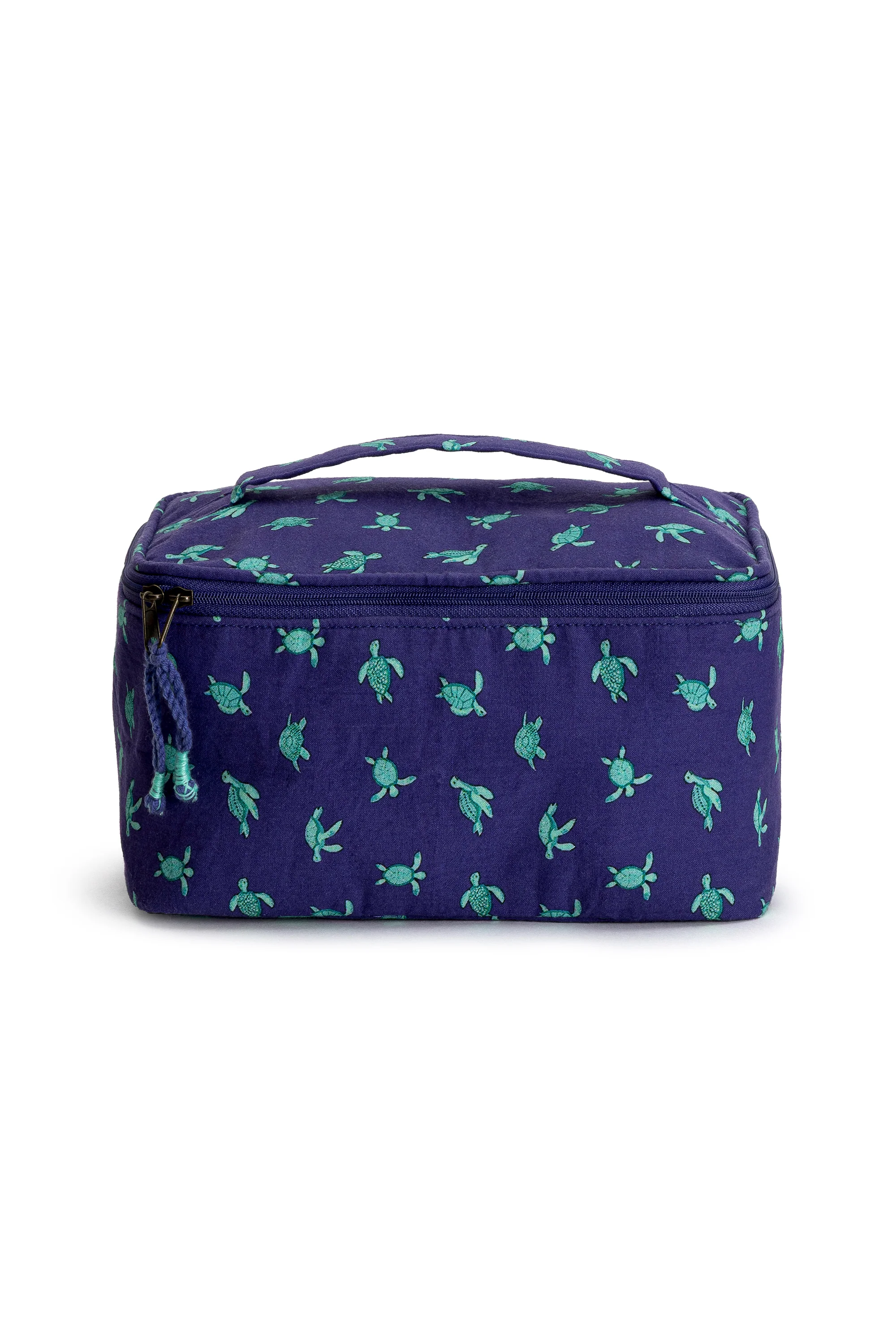 NECESSAIRE CON MANICO TARTARUGHE