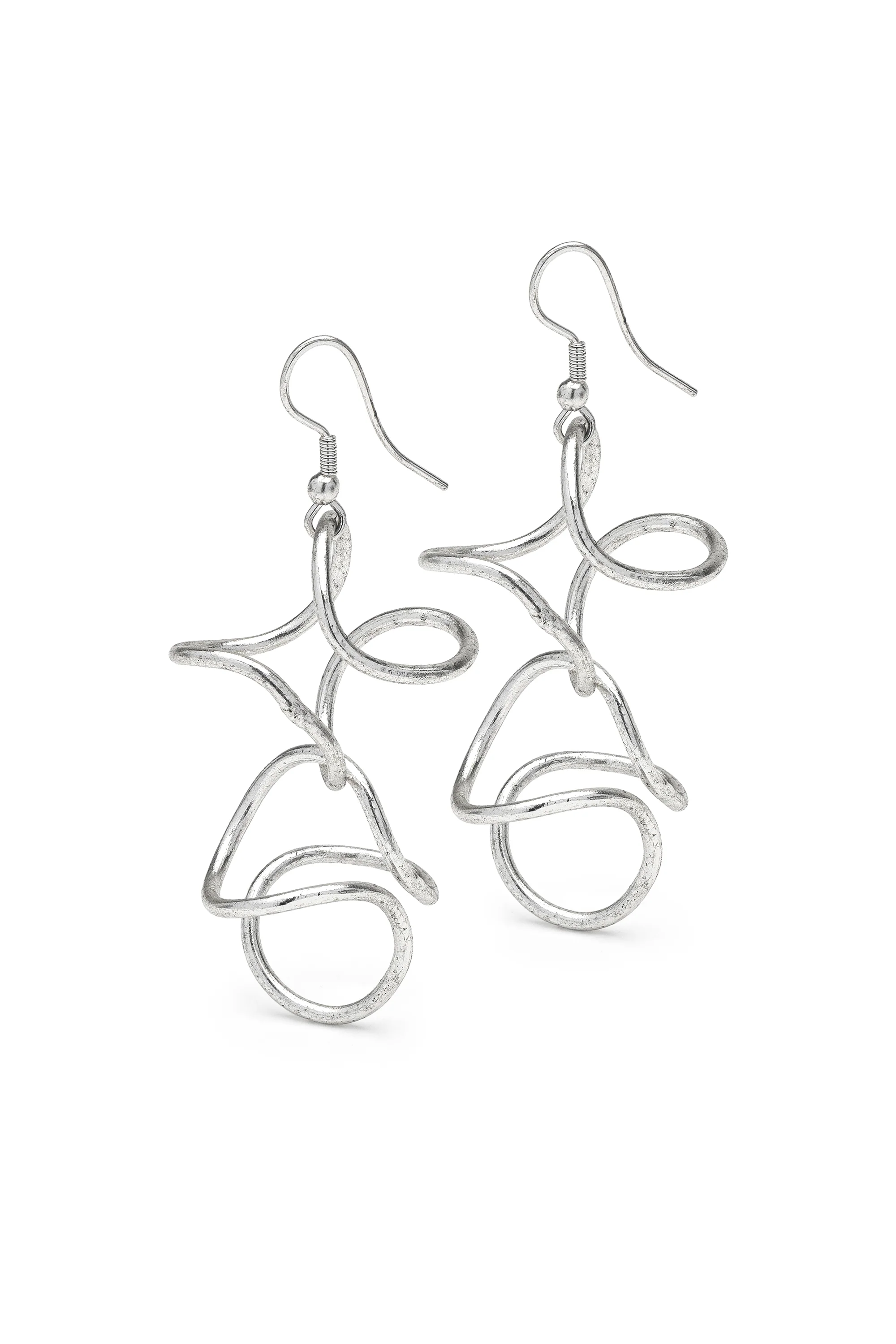 ORECCHINI CURVE SILVER - Image 4