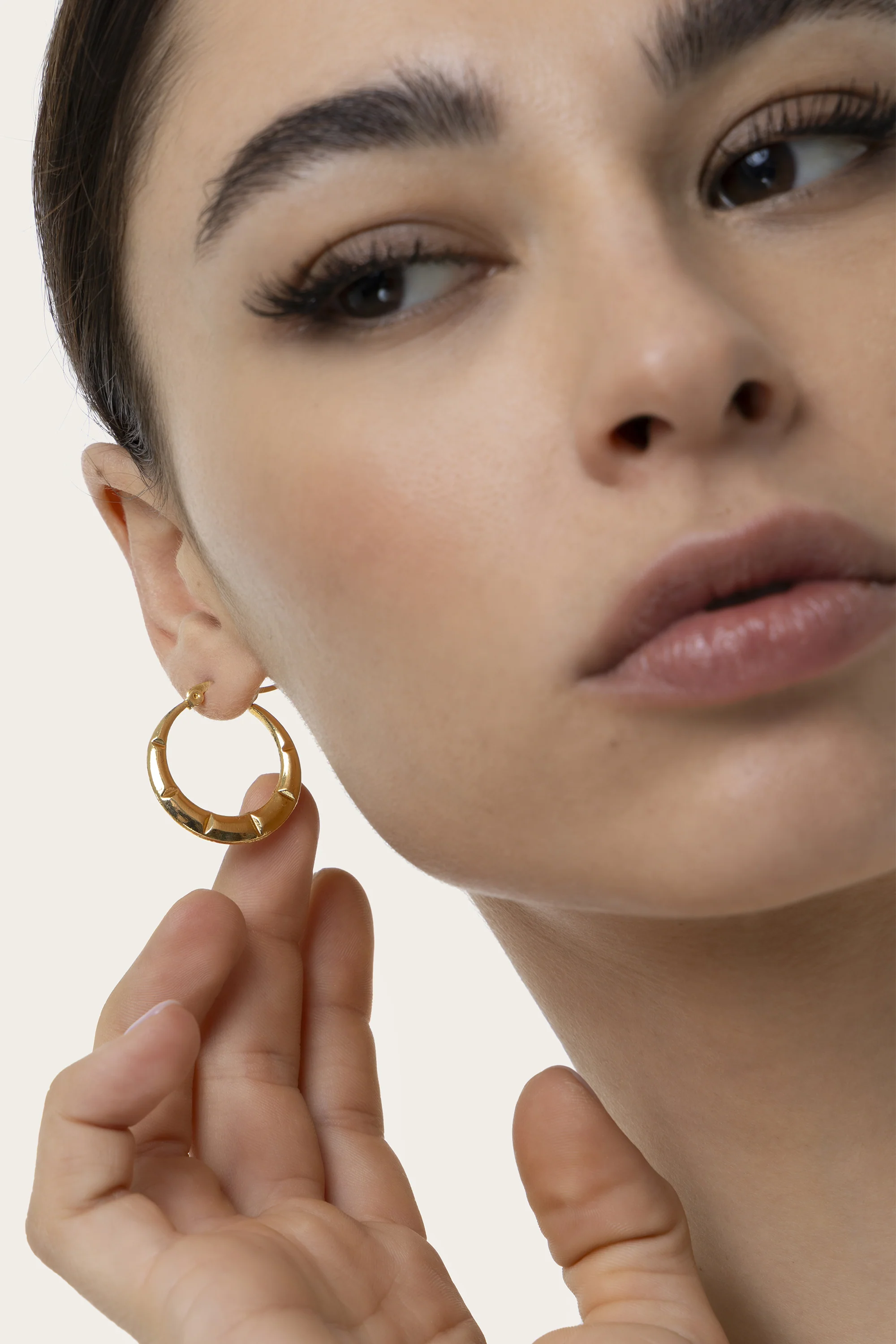 ORECCHINI HOOPS BAMBOO - Image 2