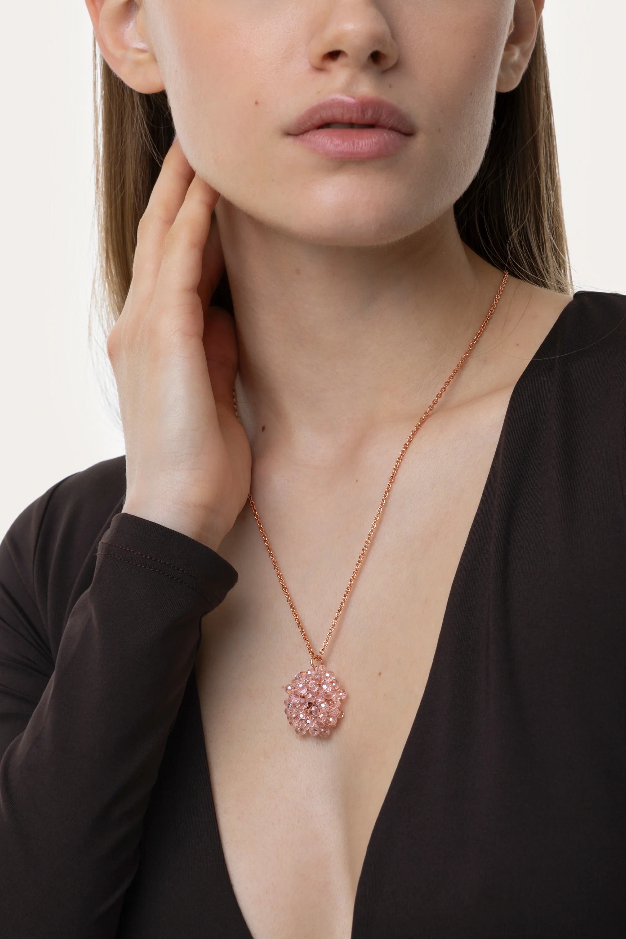 PENDENTE FIORE CRISTALLI - Image 3