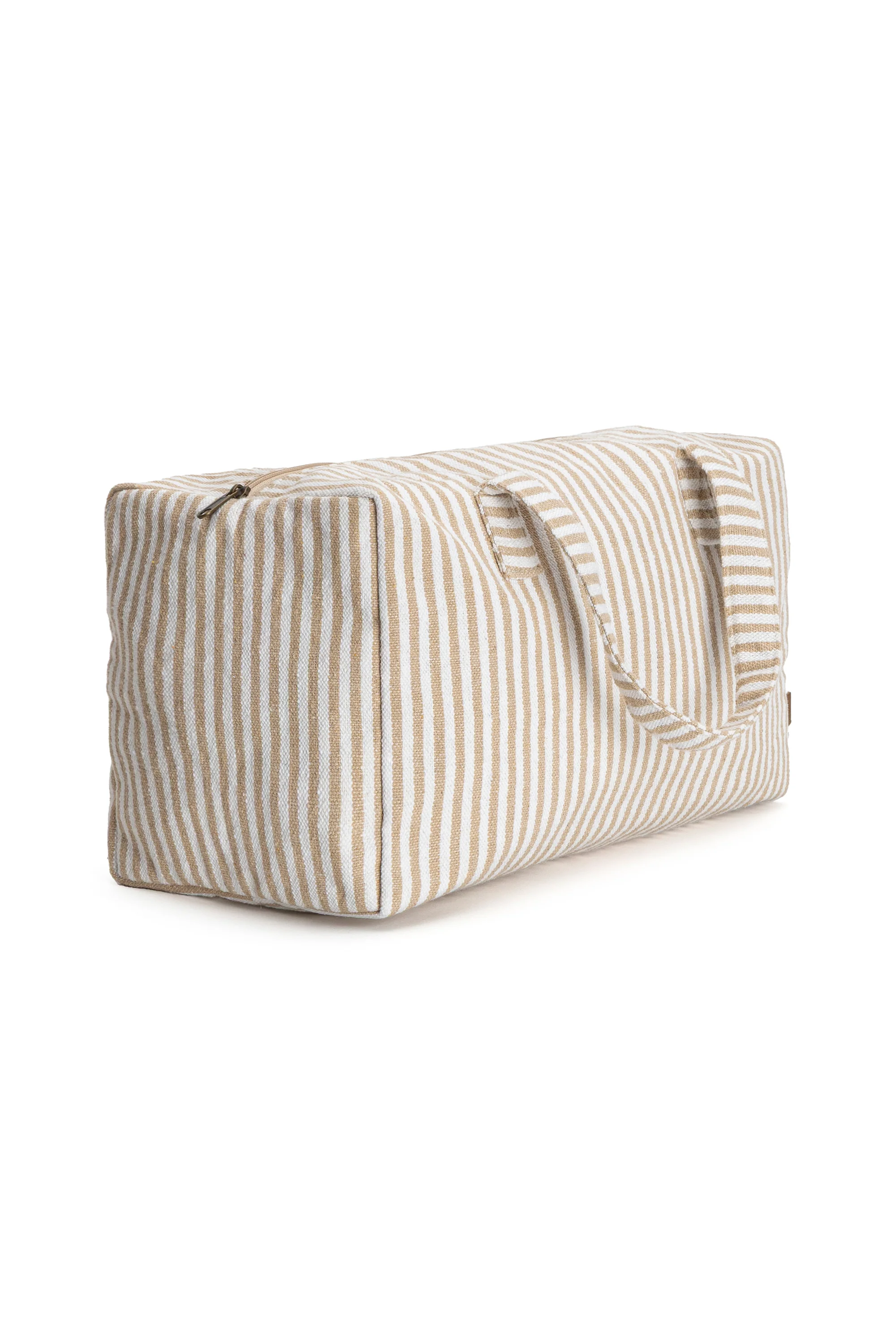 POCHETTE CON MANICI RIGHE BEIGE - Image 4