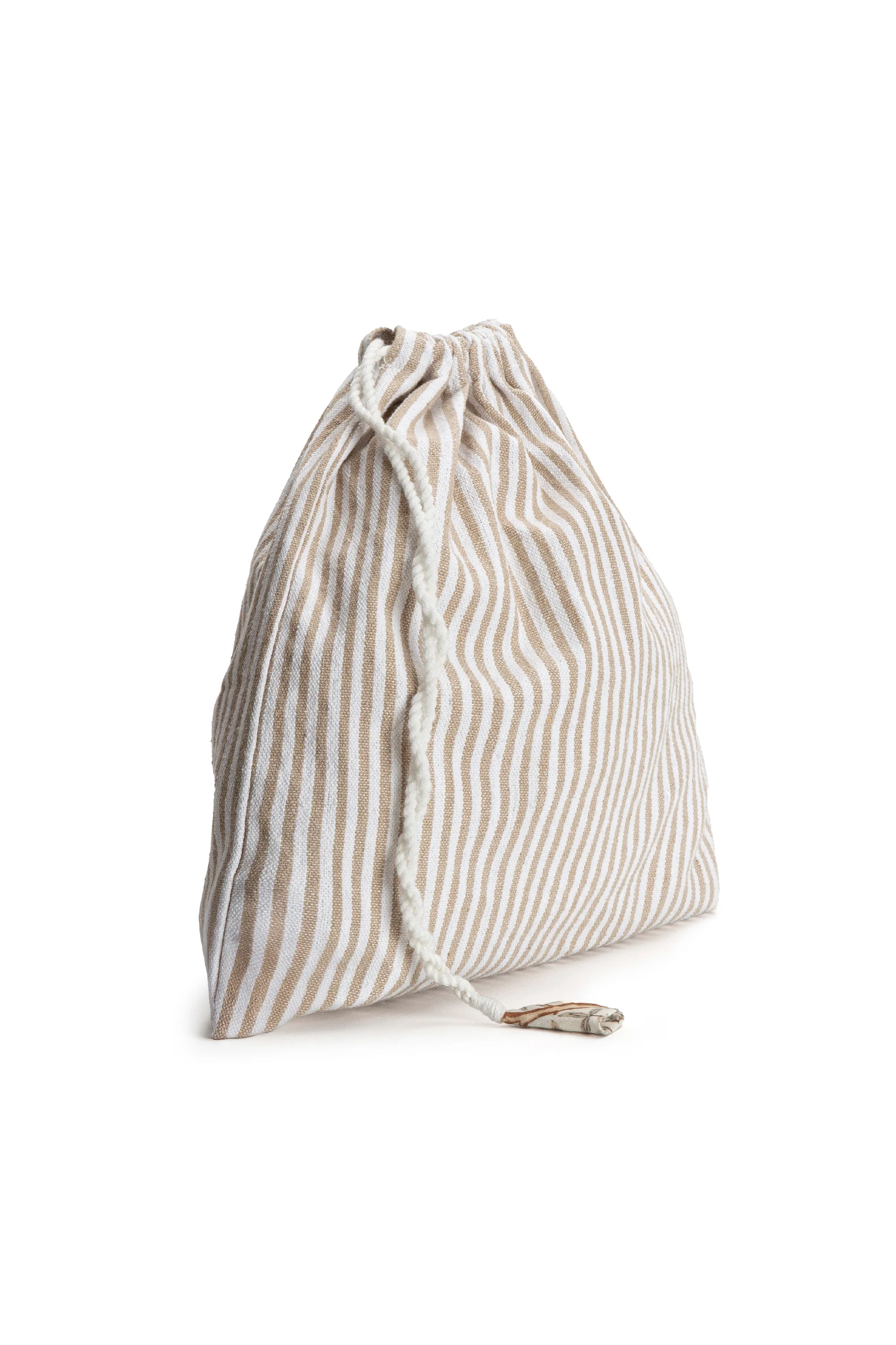 SACCA GRANDE RIGHE BEIGE - Image 4
