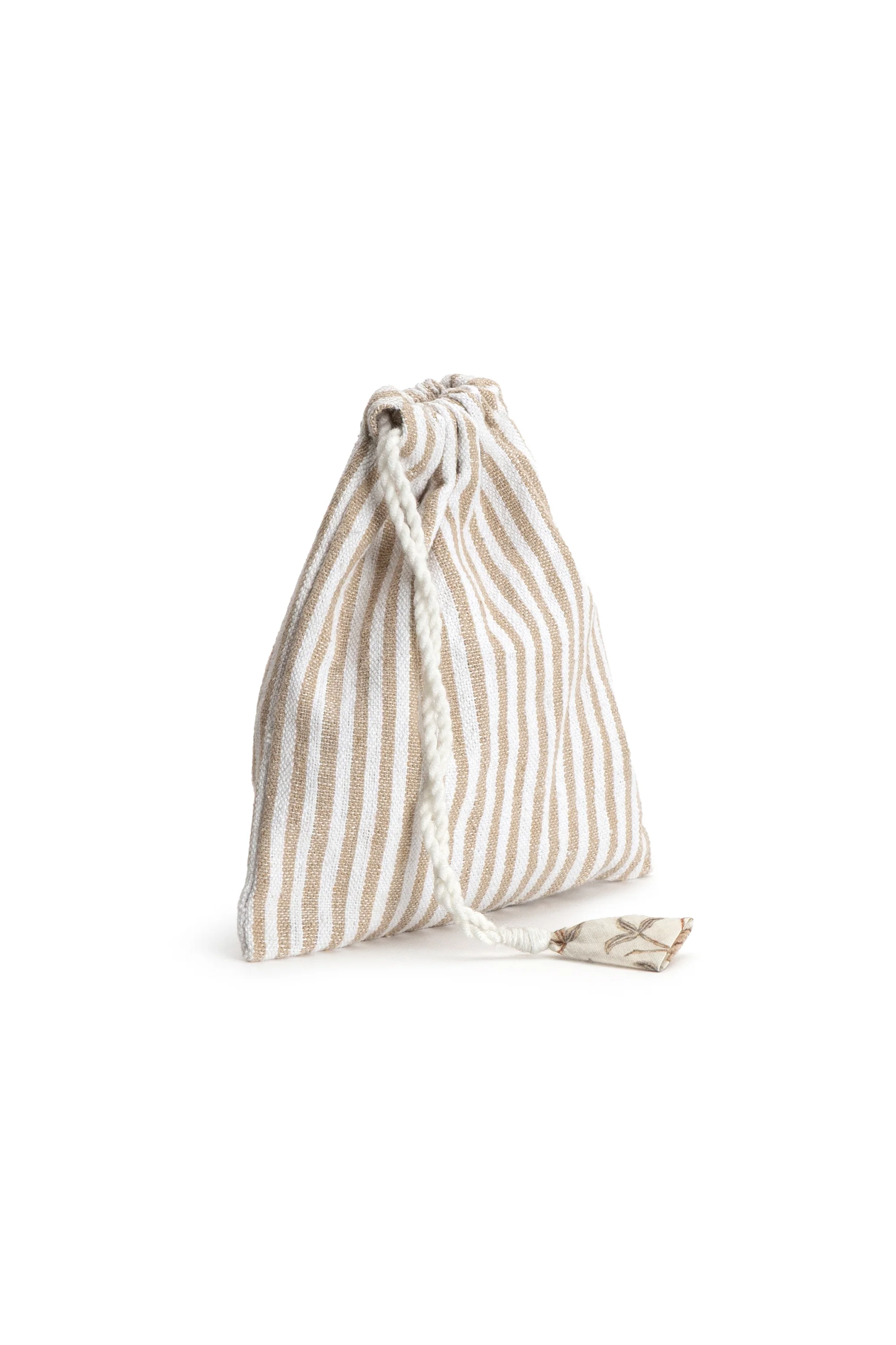 SACCA PICCOLA RIGHE BEIGE - Image 4