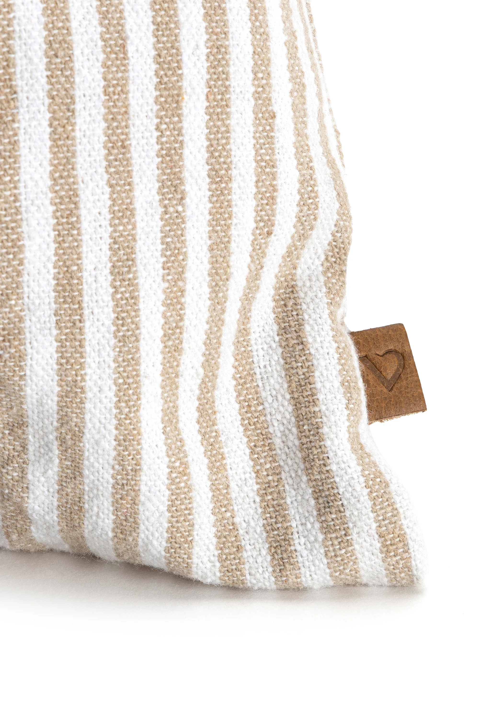 SACCA PICCOLA RIGHE BEIGE - Image 5