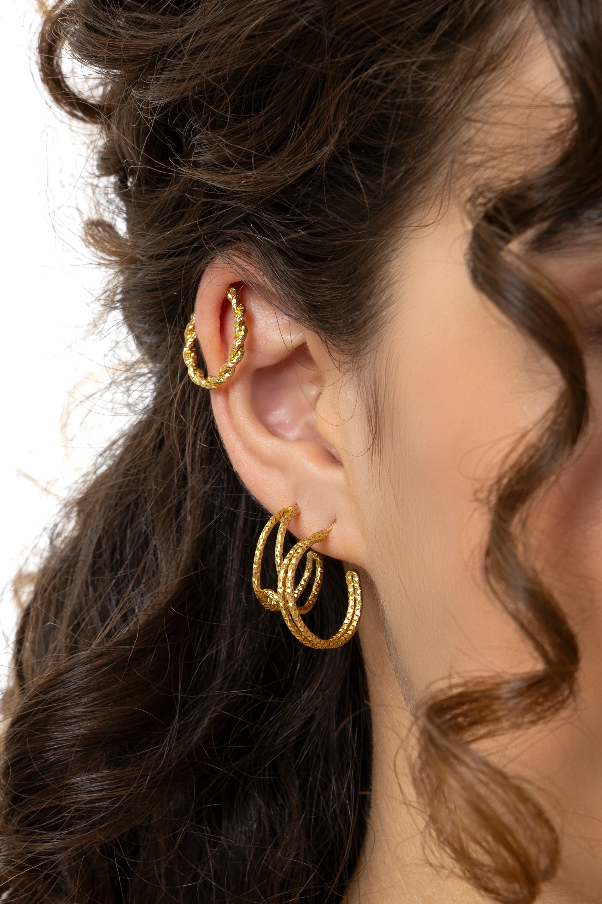 TRIS ORECCHINI C HOOP DESIGN MIX - Image 2