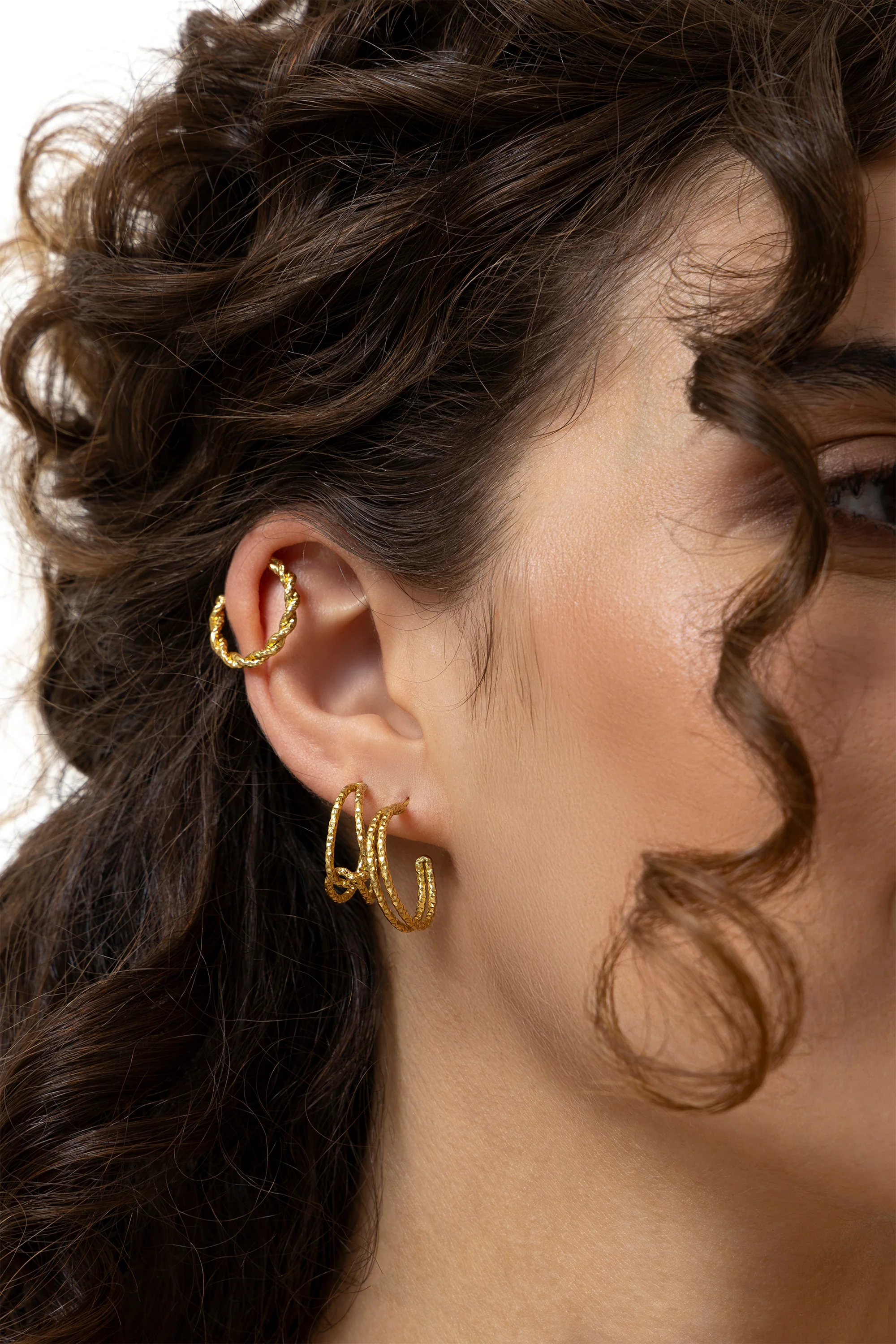 TRIS ORECCHINI C HOOP DESIGN MIX - Image 3